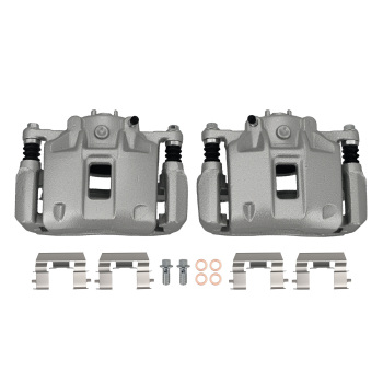 Front Driver/Passenger Brake Caliper w/ Bracket compatible for Honda Accord V6 2003-2005