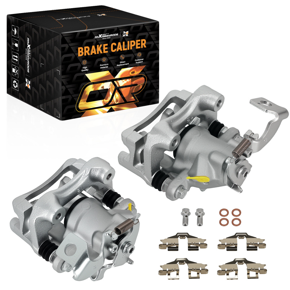 Rear Left Right Disc Brake Calipers w/ Bracket Assembly compatible for Scion xB 2008-2015