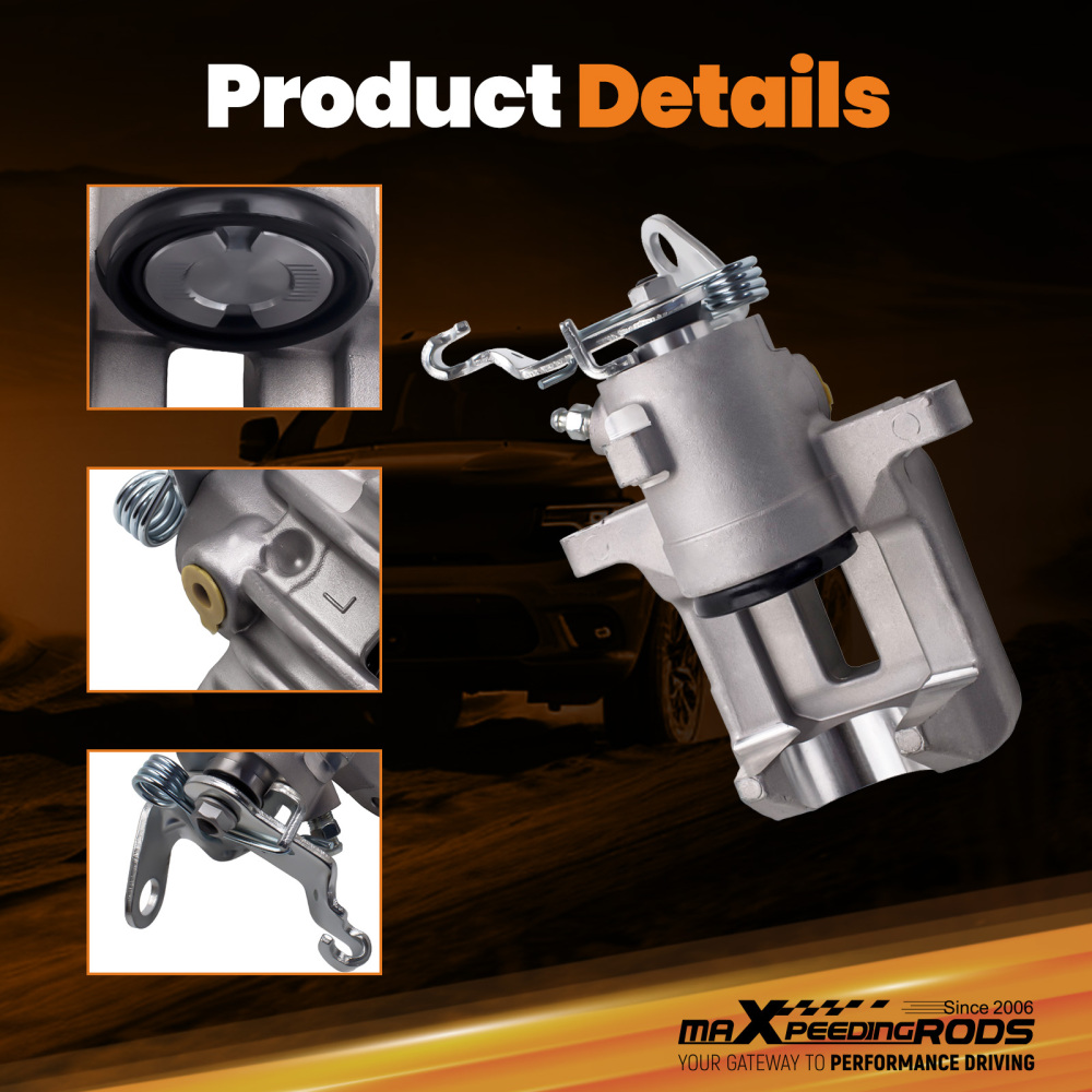 38mm Rear Left Brake Calipers compatible for Audi A3 compatible for SEAT Altea Leon compatible for SKODA OCTAVIA 1Z3 1Z5