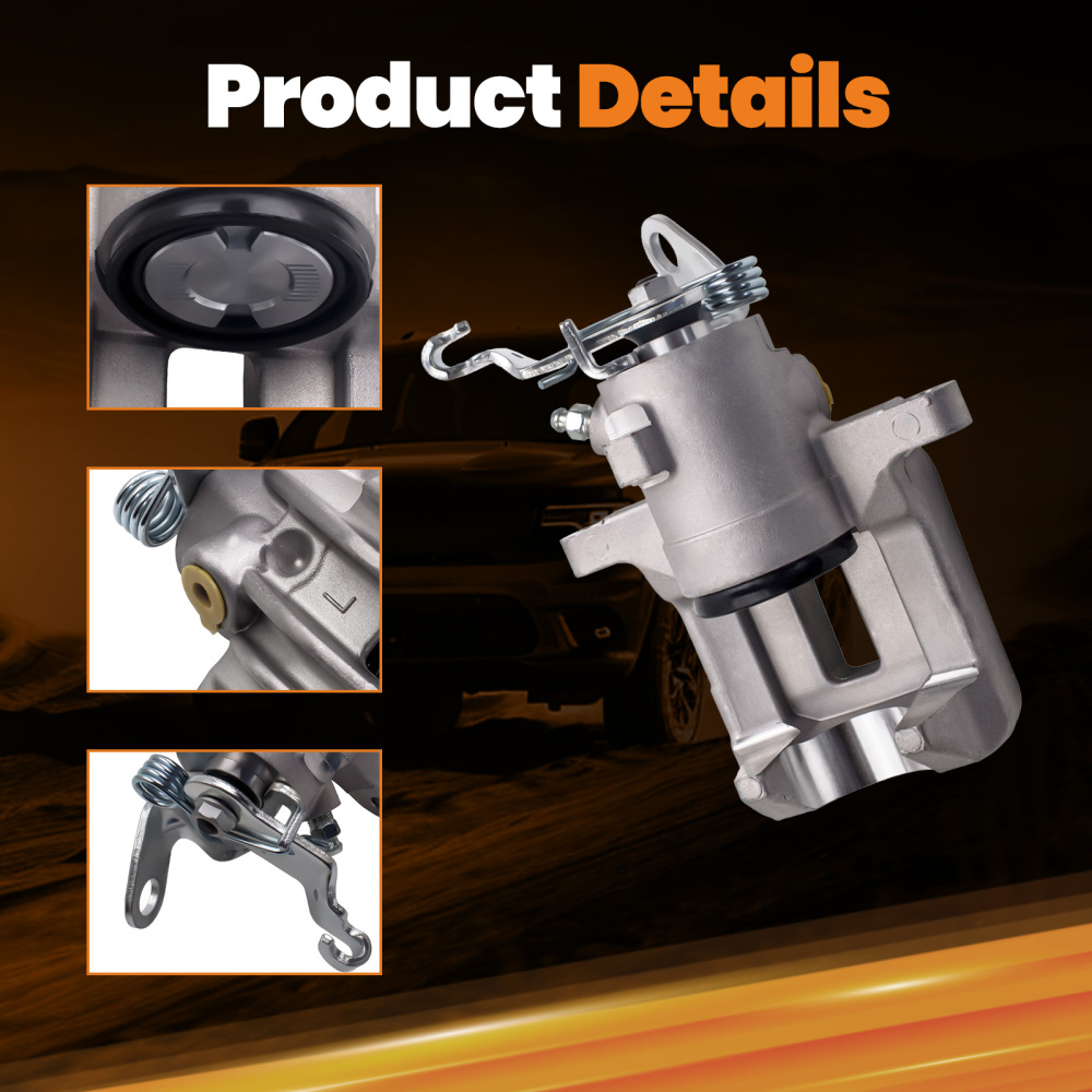 Brake Calipers compatible for Audi A3 compatible for SEAT Altea Leon compatible for SKODA OCTAVIA 1Z3 1Z5 38mm Rear Left 