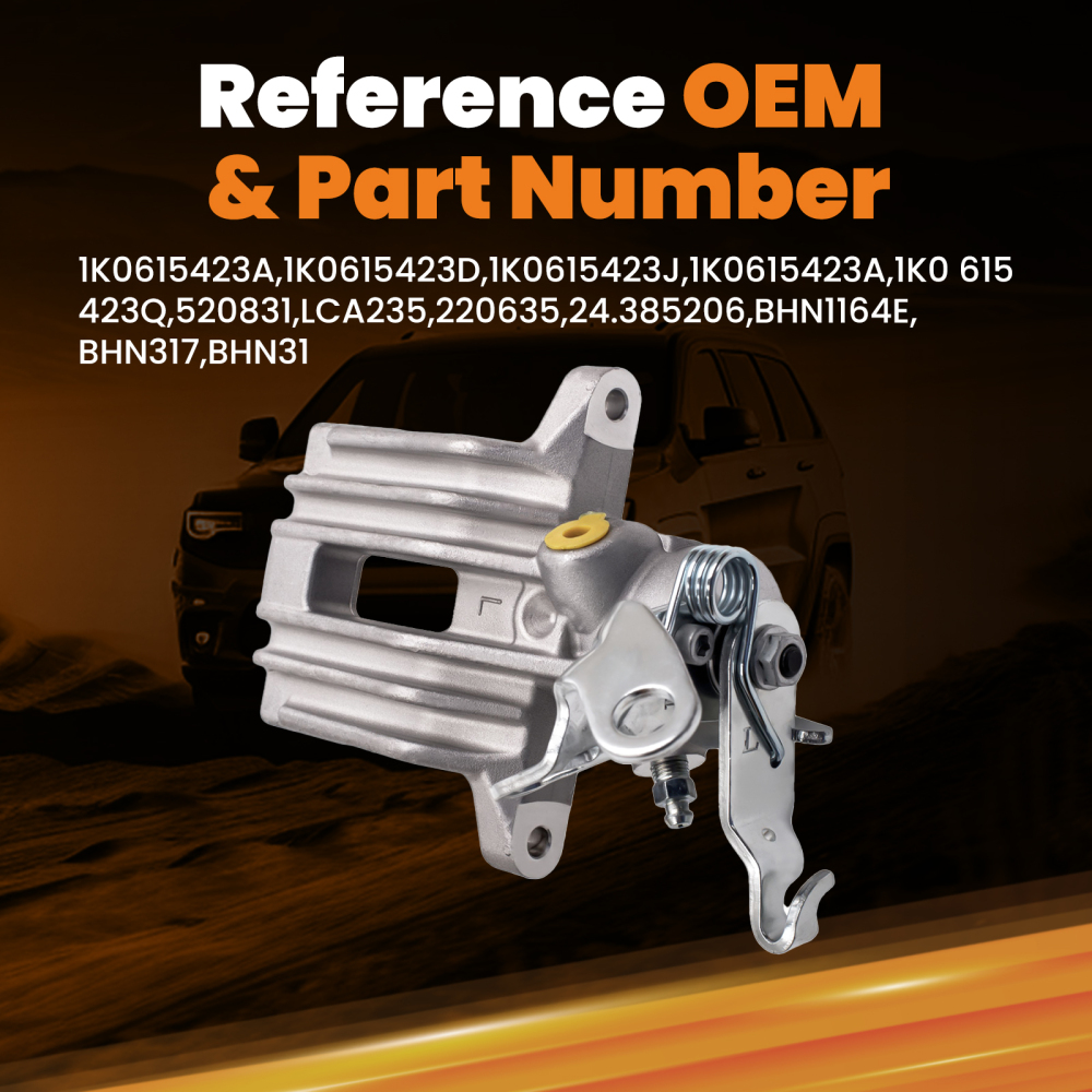 Brake Calipers compatible for Audi A3 compatible for SEAT Altea Leon compatible for SKODA OCTAVIA 1Z3 1Z5 38mm Rear Left 