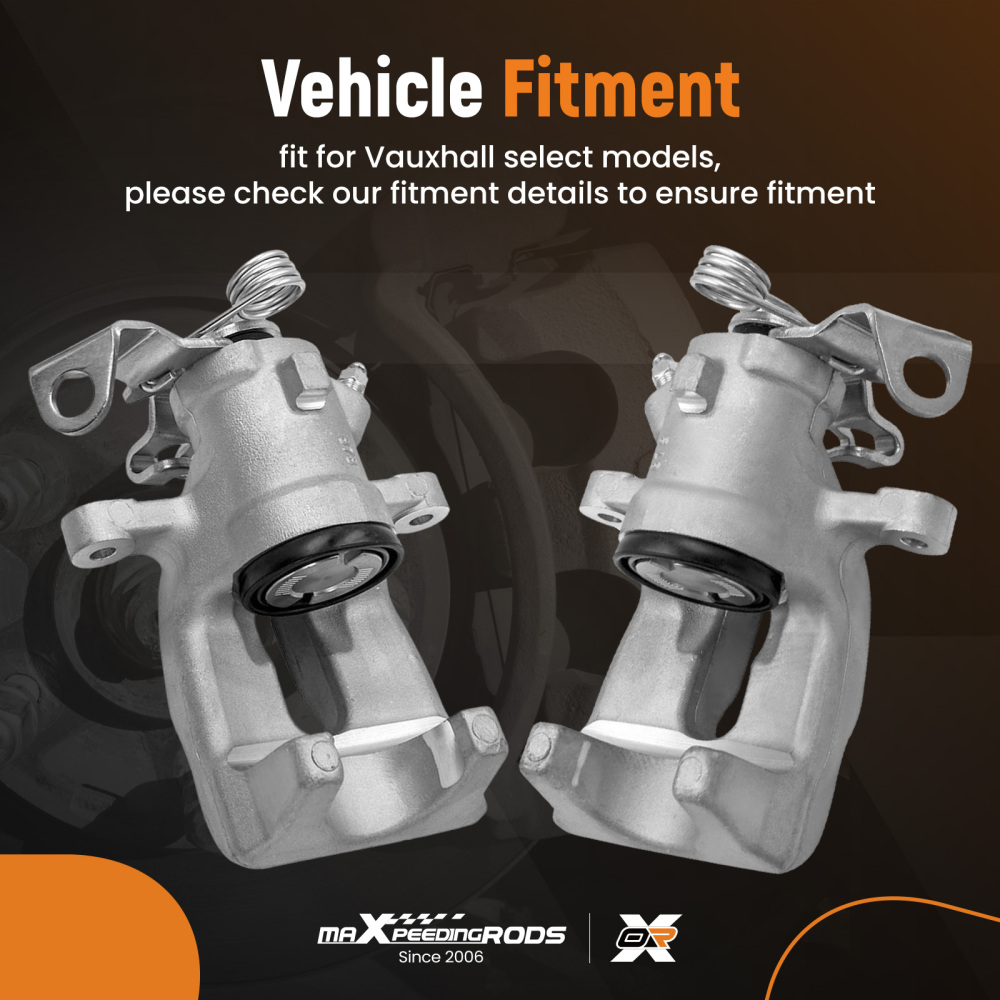 2xBrake Calipers Rear LeftRight compatible for Vauxhall Astra G H Zafira Combo Meriva
