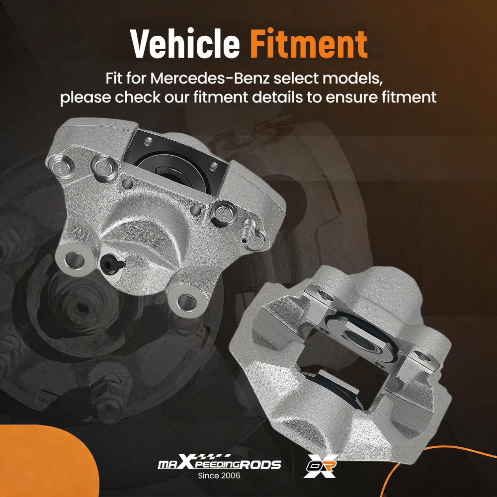 2xRear Brake Calipers Left Right compatible for Mercedes-Benz SL Saloon S-Class Coupe Kombi