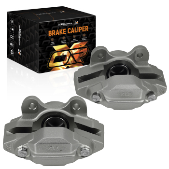 Pair Brake Caliper Rear LeftRight compatible for Land Rover Defender 90-01 STC1269 290mm