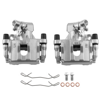Rear Left Right Brake Calipers Pair compatible for Mazda 3 2004-2008/Compatible for Volvo C30 C70 S40 V50