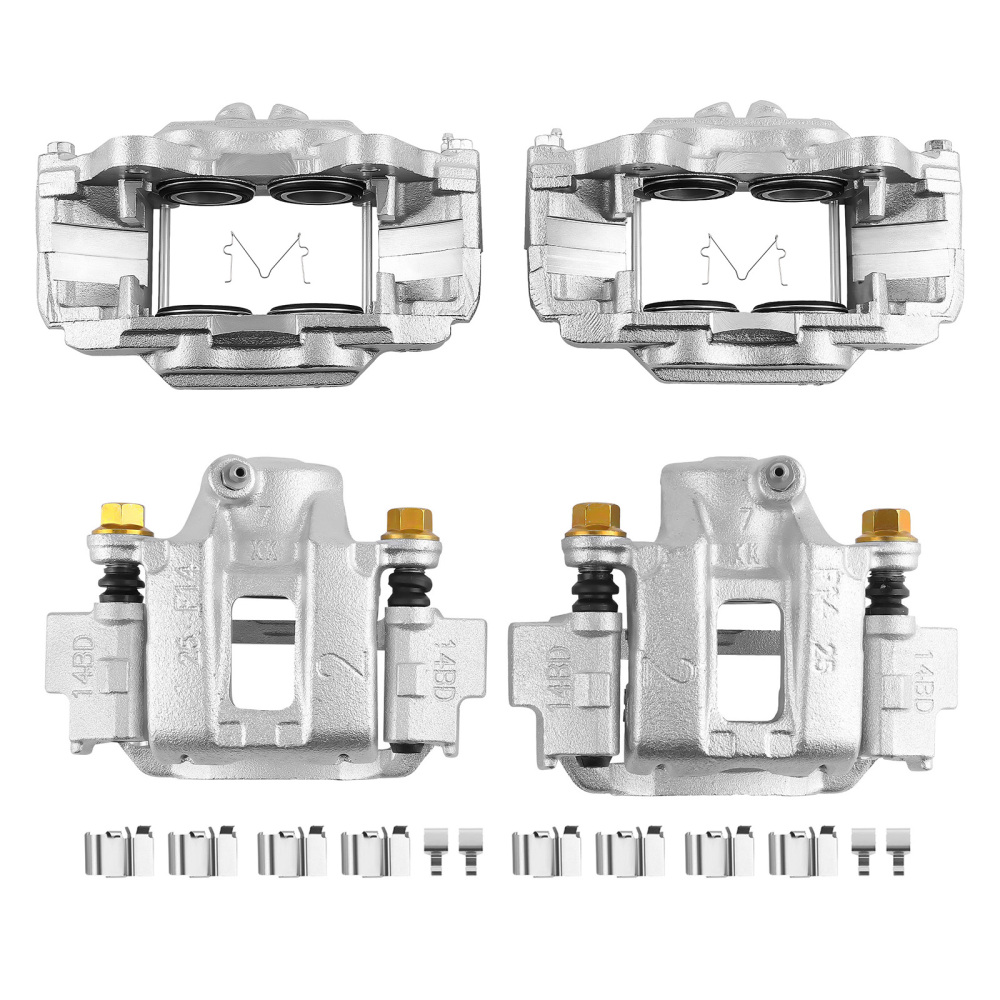 Front Rear Disc Brake Caliper Set compatible for Toyota 4Runner FJ Cruiser 192985 192984