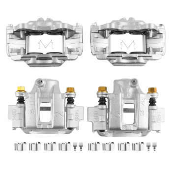 Front Rear Disc Brake Caliper Set compatible for Toyota 4Runner FJ Cruiser 192985 192984