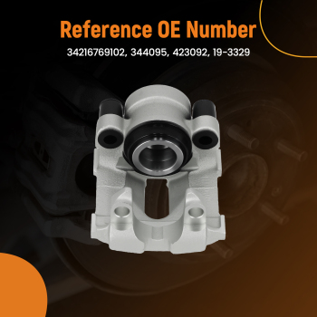 Rear Right Brake Caliper Disc compatible for BMW E90 E91 E92 E93 X1 E84 320 325 330 44mm