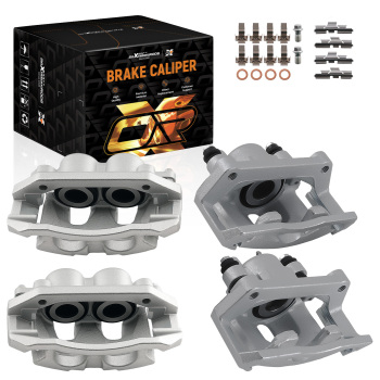 Front Rear Left Right Brake Calipers Set compatible for Dodge Ram 1500 2006-2008 3.7L 4.7L