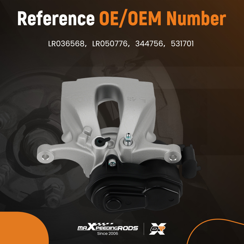 Rear Left Brake Caliper compatible for Land Rover Range Rover Sport L494 13- LR036568 43mm