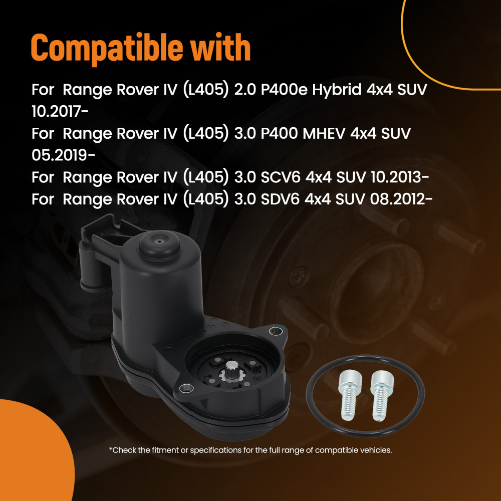 Rear Disc Brake Motor compatible for BMW X3 F25 X4 F26 2011-2016 34216794618 12Teeth 8mm