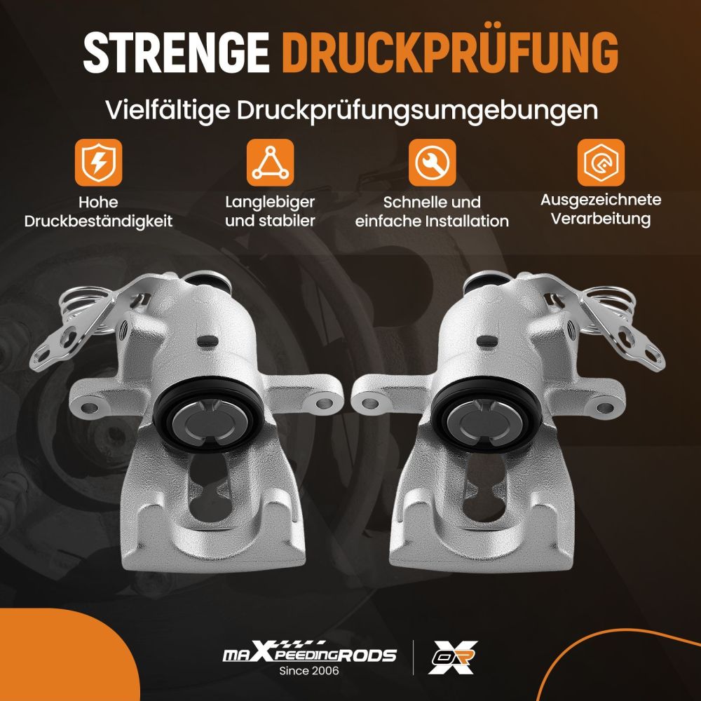 Pair Rear Brake Calipers compatible for Ford Focus 2004-2011 Galaxy 2006-2016 1439862 38mm