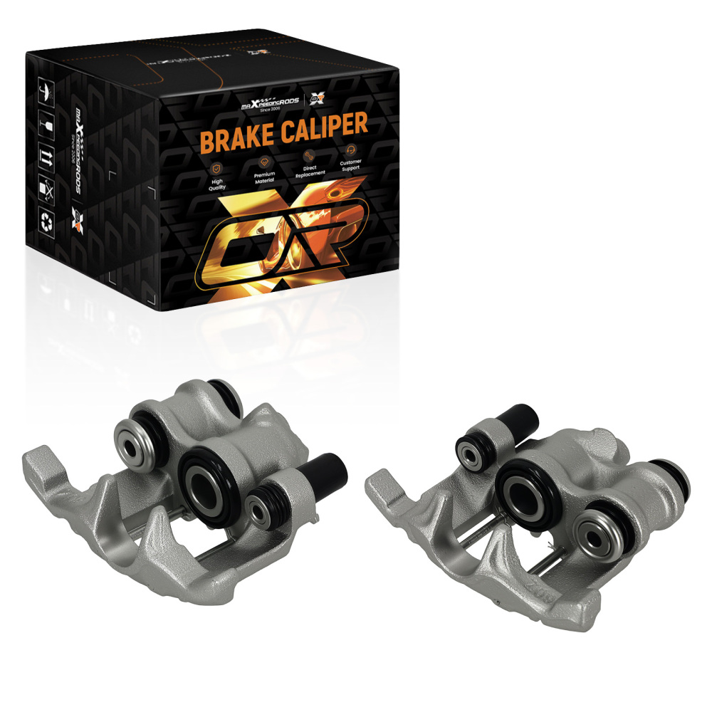 Pair Brake Caliper Rear LeftRight compatible for Peugeot 406 1995-2004 4400G9 290mm