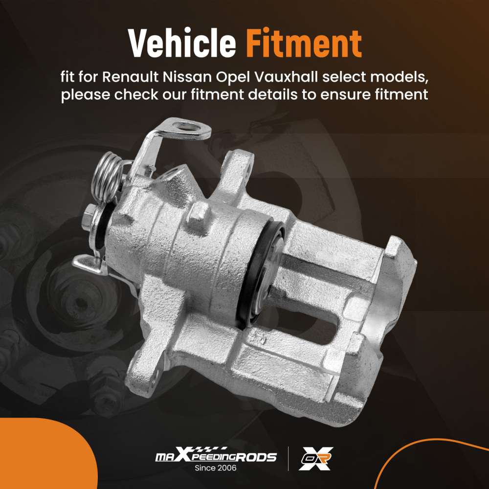 BRAKE CALIPER REAR Right compatible for Vauxhall Vivaro compatible for Renault Trafic compatible for Nissan Primastar