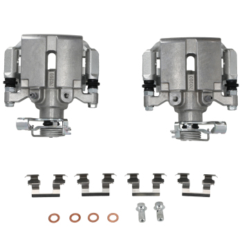 Brake Caliper Assembly Pair compatible for Chevrolet Cobalt 2.0L 2005 HHR 2.0L 2008 - 2010