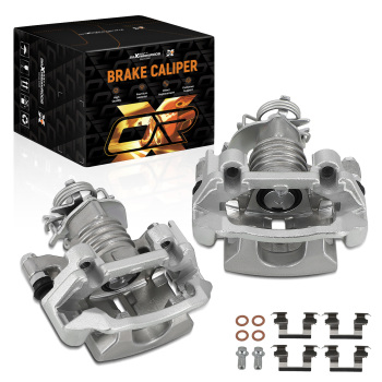 Brake Caliper Assembly Pair compatible for Chevrolet Cobalt 2.0L 2005 HHR 2.0L 2008 - 2010