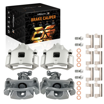 Front Rear Left Right Brake Calipers Set compatible for Buick Terraza/Compatible for Saturn Relay 2005-07