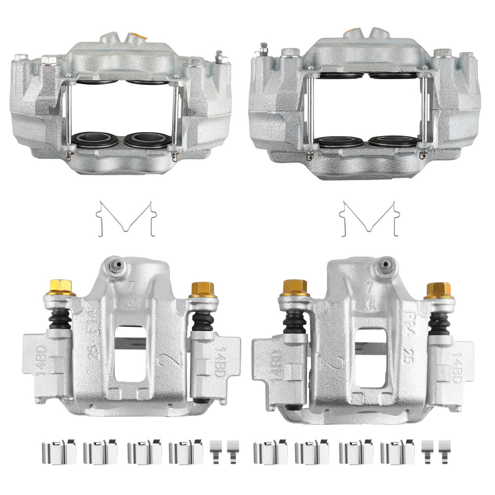 4pcs Brake Caliper Assembly Set compatible for Toyota 4Runner 2003-2009 19B2727 19B2726