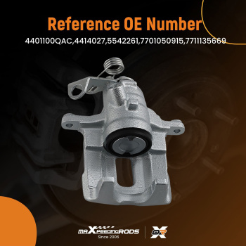 1* Brake Caliper Rear Left compatible for Vauxhall Vivaro F7 J7 E7 compatible for Renault Trafic EL FL JL