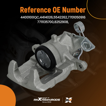 Brake Caliper Rear Right compatible for Vauxhall Vivaro F7 J7 E7 compatible for Renault Trafic EL FL JL