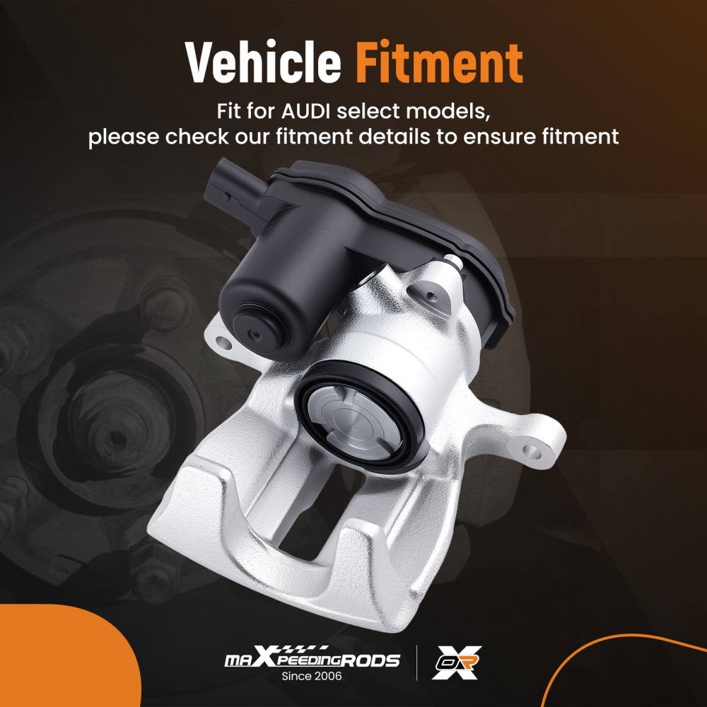 Electronic Brake Caliper Rear Left compatible for Audi A4 B8 A5 8F7 8T3 8TA 8K0615403 300mm