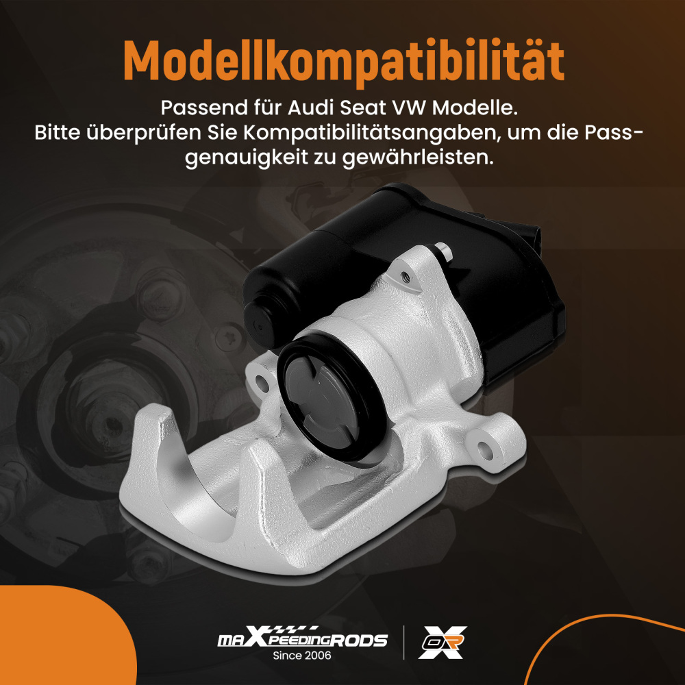 Pinza Freno Rear Left compatibile per VW Tiguan Passat CC compatibile per Audi Q3 2007-2016 BHN961E 282mm