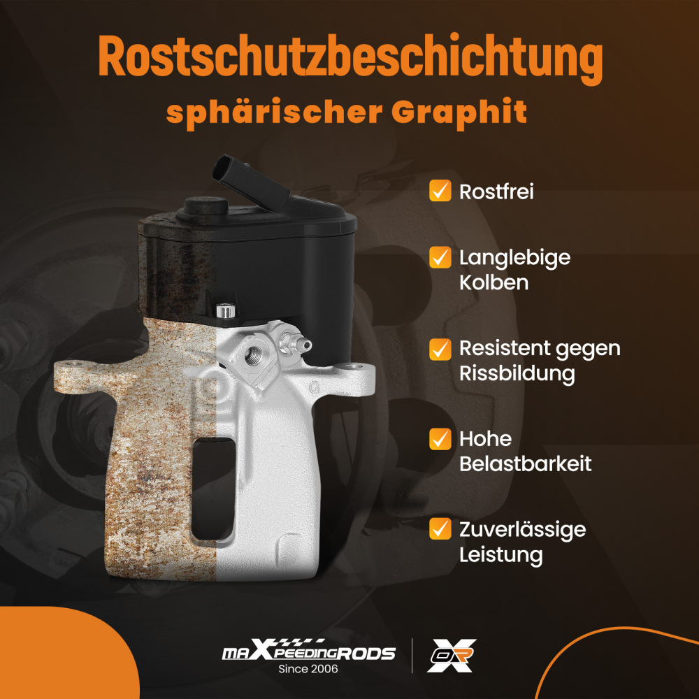 Pinza Freno Rear Left compatibile per VW Tiguan Passat CC compatibile per Audi Q3 2007-2016 BHN961E 282mm