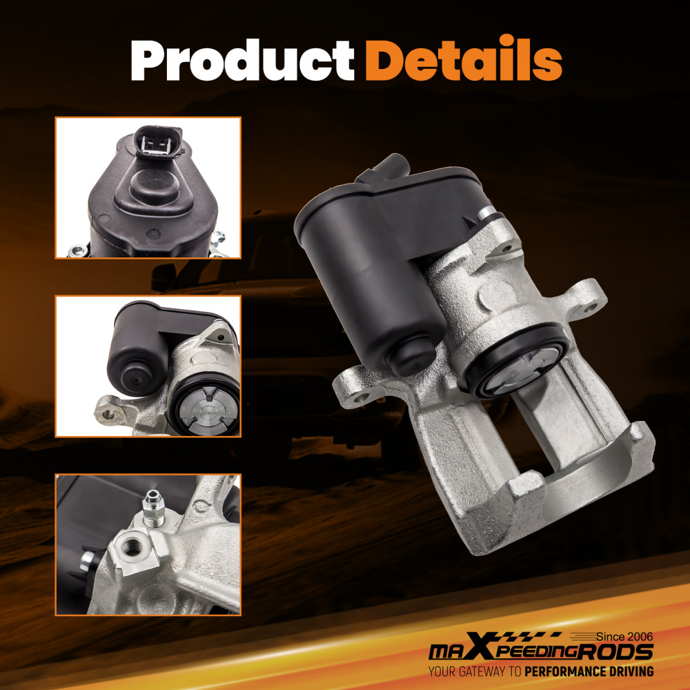 2pcs Rear Brake Calipers compatible for Audi Q3 8U 2011-2018 SUV and compatible for VW Tiguan 5N Sharan 7N