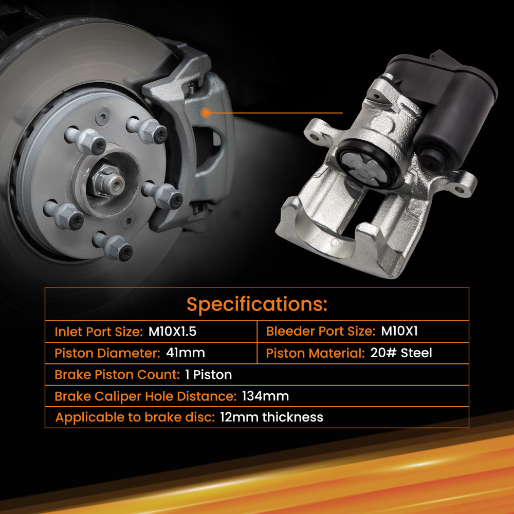 2pcs compatible for Audi Q3 compatible for Seat VW Tiguan Sharan Passat 5N0615403 5N0615404 Brake Calipers