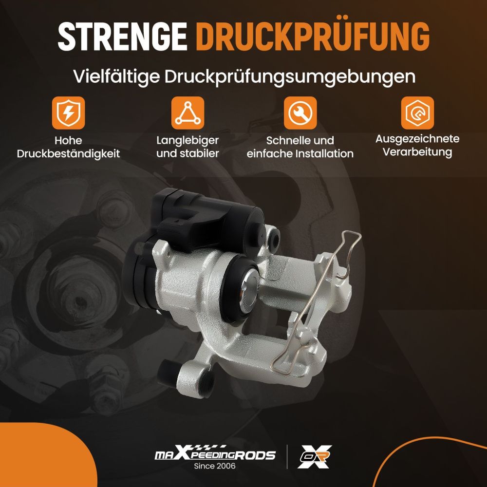 Rear Right Brake Caliper compatible for Audi A3 2012-2020 1.2L 1.4L 1.6L 1.8L 2.0L  38mm