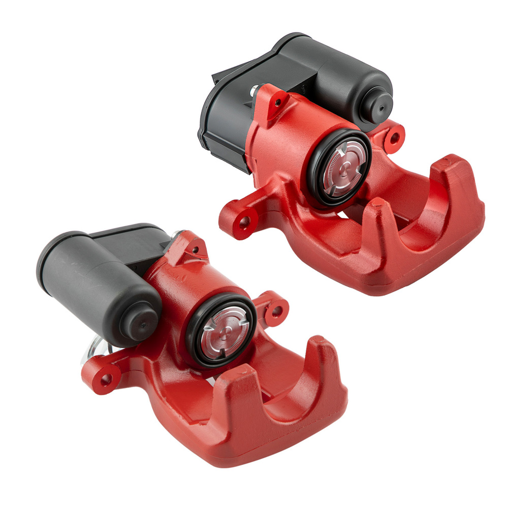 Rear Left Right Brake Caliper Set compatible for VW Passat 2005-2010 w/ Electronic Parking