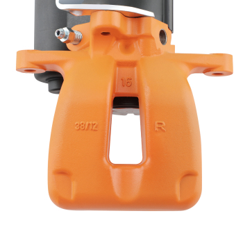 1xRear Right Brake Caliper compatible for VW Passat + Electric Parking 3C0615404 Orange