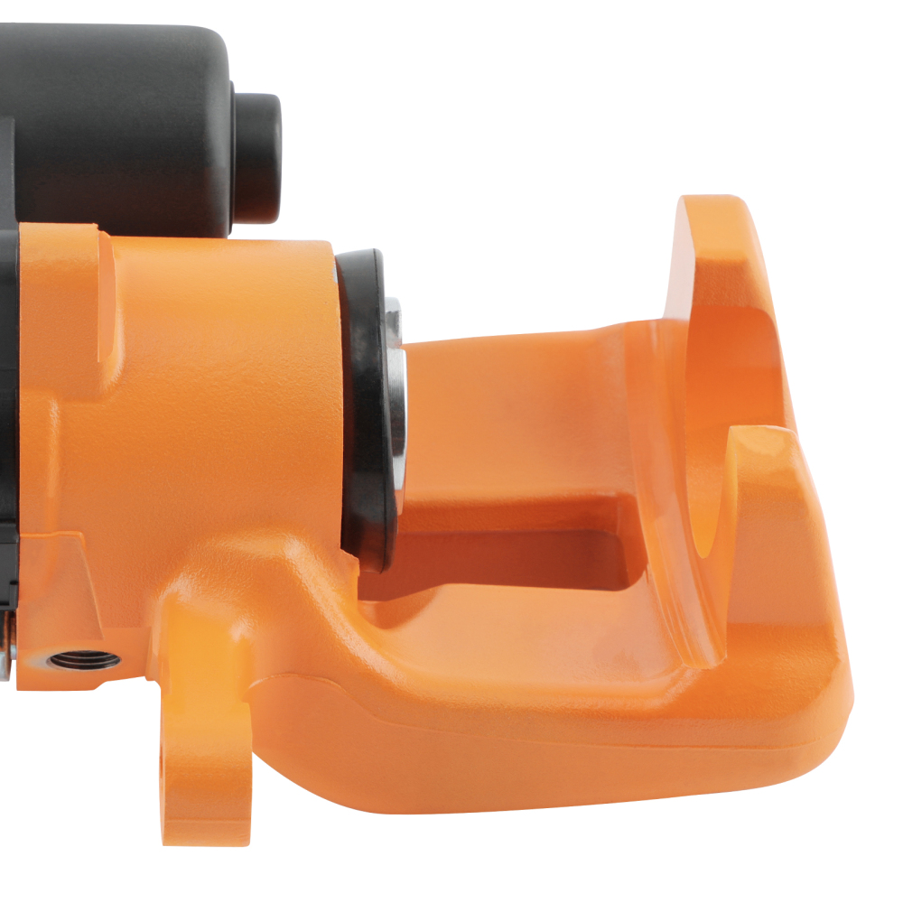1xRear Right Brake Caliper compatible for VW Passat + Electric Parking 3C0615404 Orange