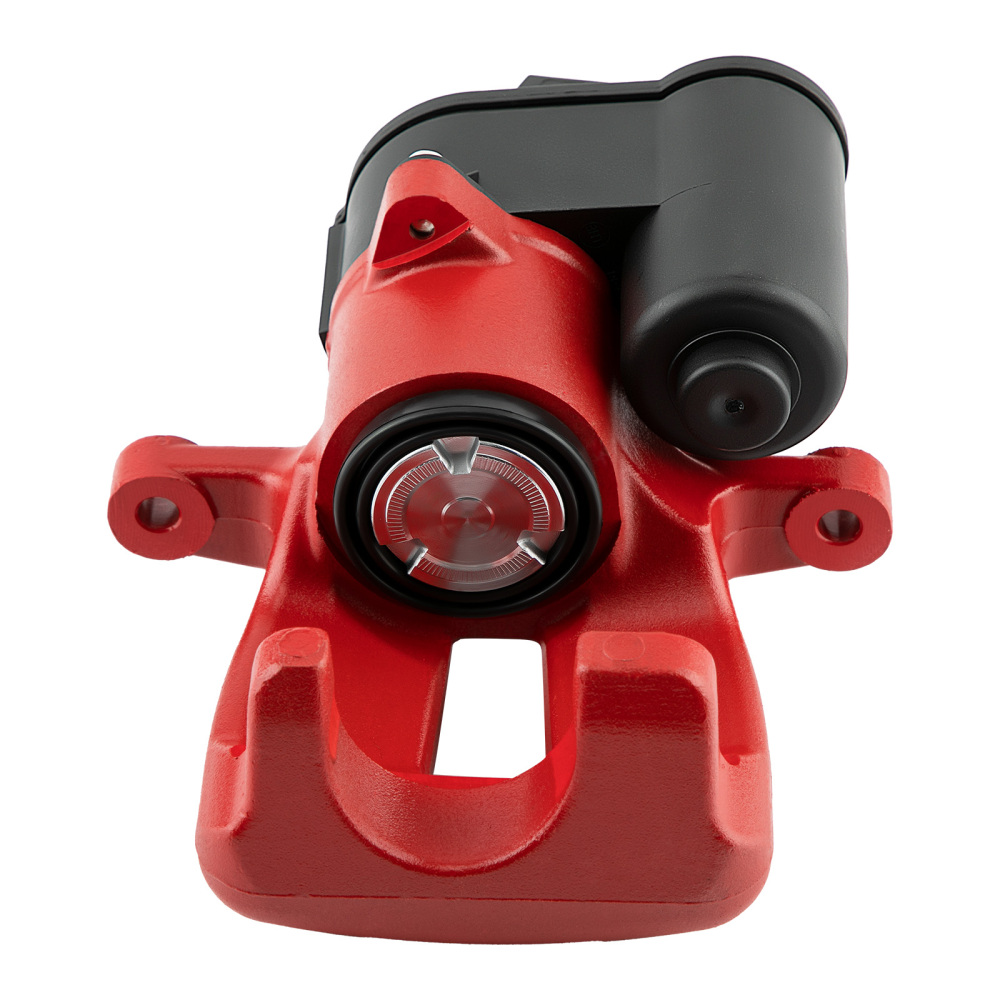 1xRear Right Brake Caliper + Electric Parking compatible for VW Passat 05-07 3C0615404 Red