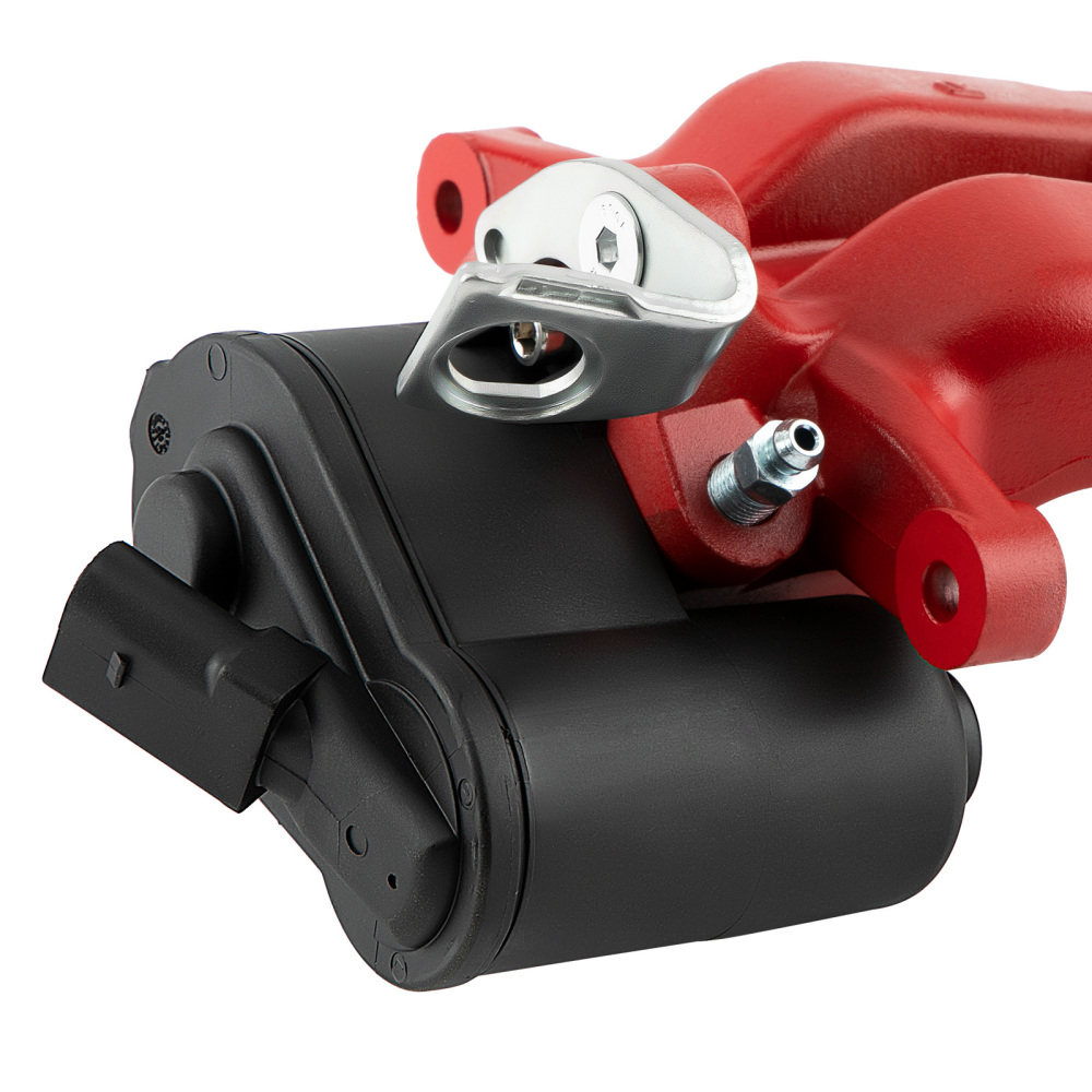 1xRear Right Brake Caliper + Electric Parking compatible for VW Passat 05-07 3C0615404 Red