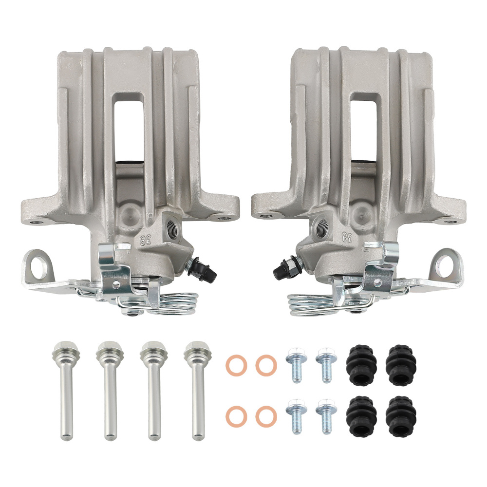 2 x Rear Brake Calipers Solid Kit compatible for VW Golf MK4 1998-2005 1.4  1.8T 1.9 TDI