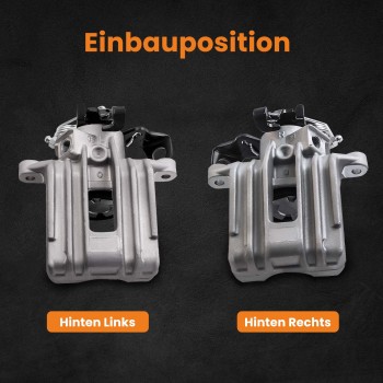 2 étriers de frein 2 supports détrier de frein arrière gauche droite compatible pour Audi A3