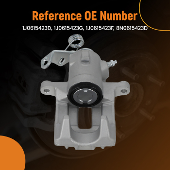 Rear Left Brake Caliper compatible for Audi TT 8N3 compatible for VW Golf MK4 compatible for Seat Leon 1M1 1J0615423D
