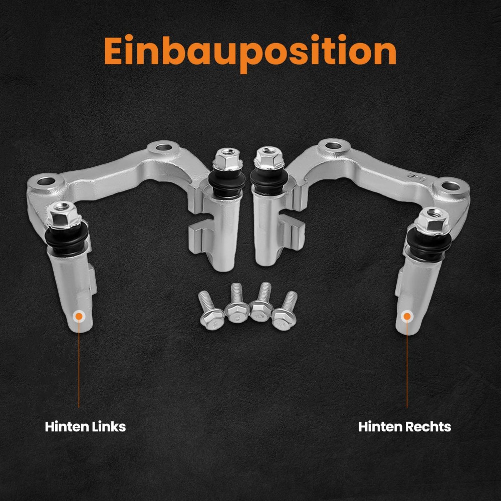 Compatible for Audi A2 8Z0 A3 8L1 TT 8N3 8J3 Pair of Brake Caliper Carrier Holder Rear L R