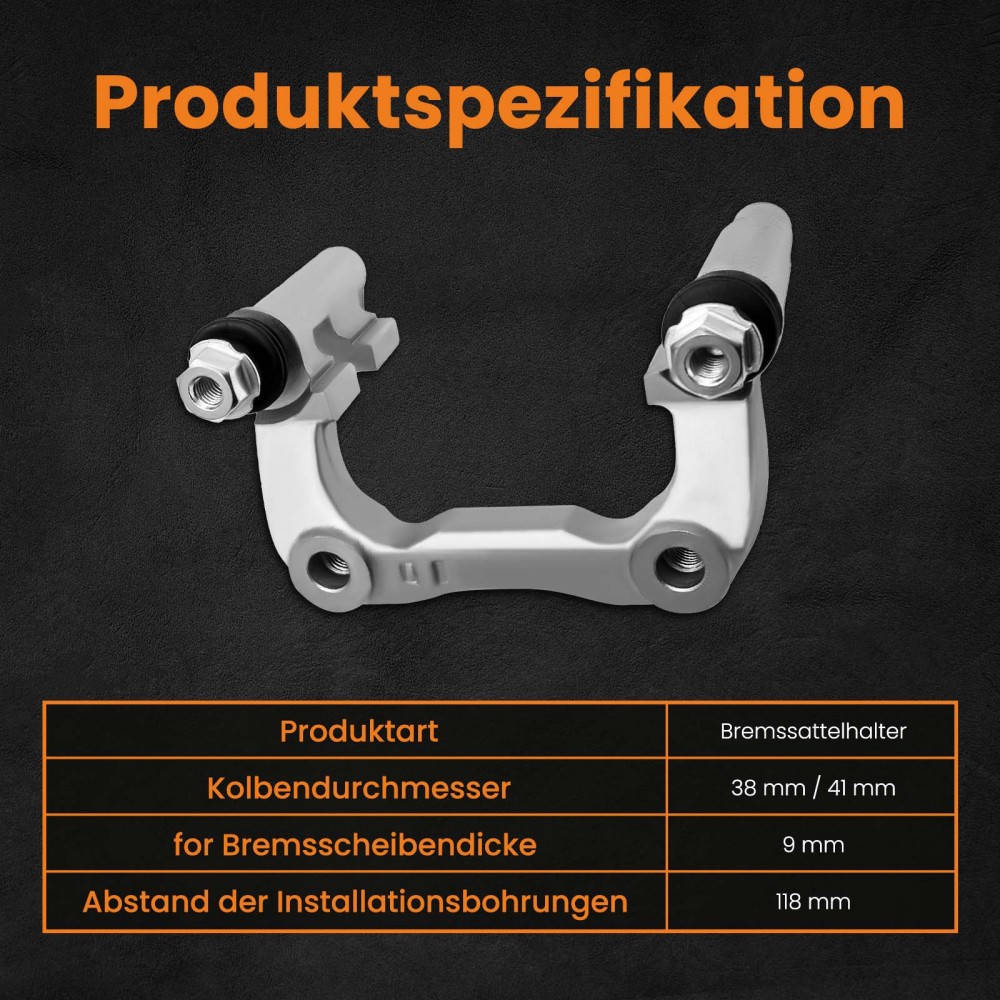 Compatible for Audi A2 8Z0 A3 8L1 TT 8N3 8J3 Pair of Brake Caliper Carrier Holder Rear L R