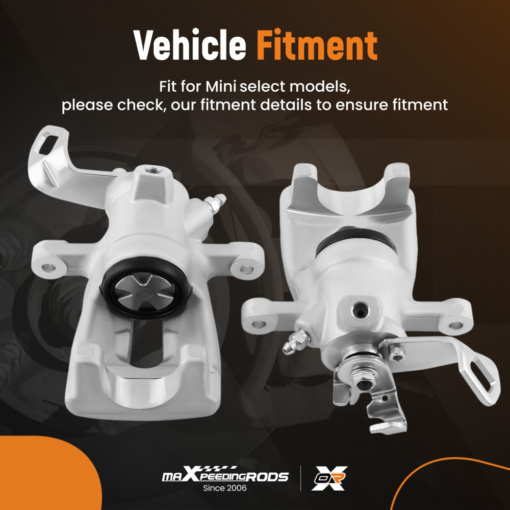 Pair Rear L& R Brake Caliper compatible for Mini R56 Cooper 2006 Cabriolet R57 34216785611