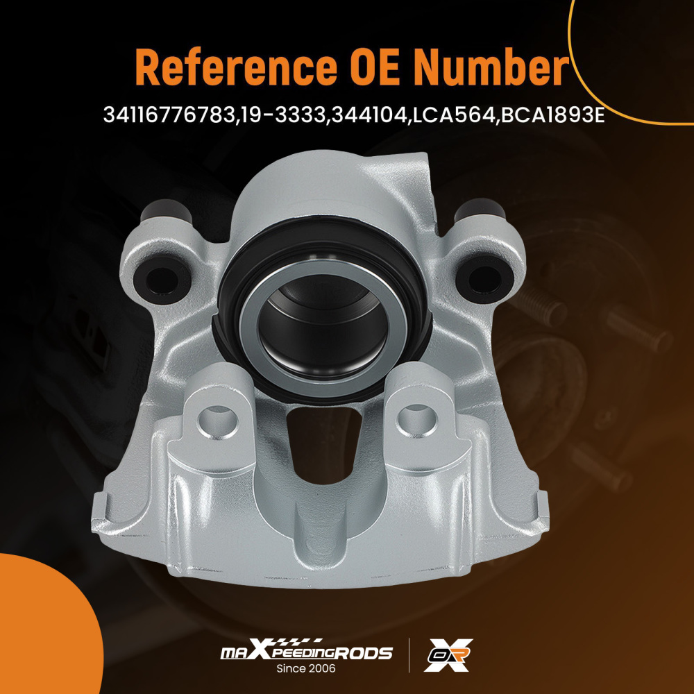 Brake Caliper Front Left compatible for BMW X5 E70 3.0 X6 E71 xDrive 35i 30d 2007-2014