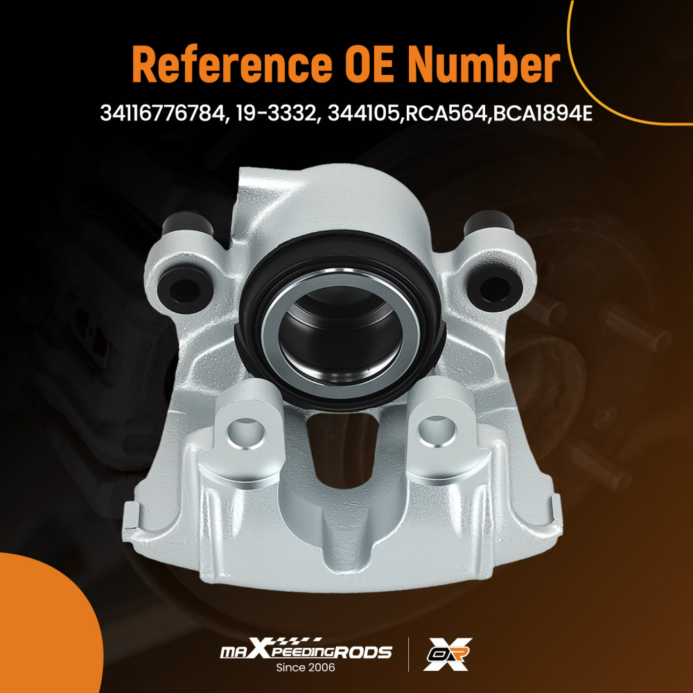 Front Right Floating Caliper compatible for BMW X6 E71 F16 X5 E70 F15 3.0L xDrive 2007-2019