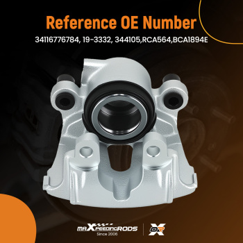 Front Right Floating Caliper compatible for BMW X6 E71 F16 X5 E70 F15 3.0L xDrive 2007-2019