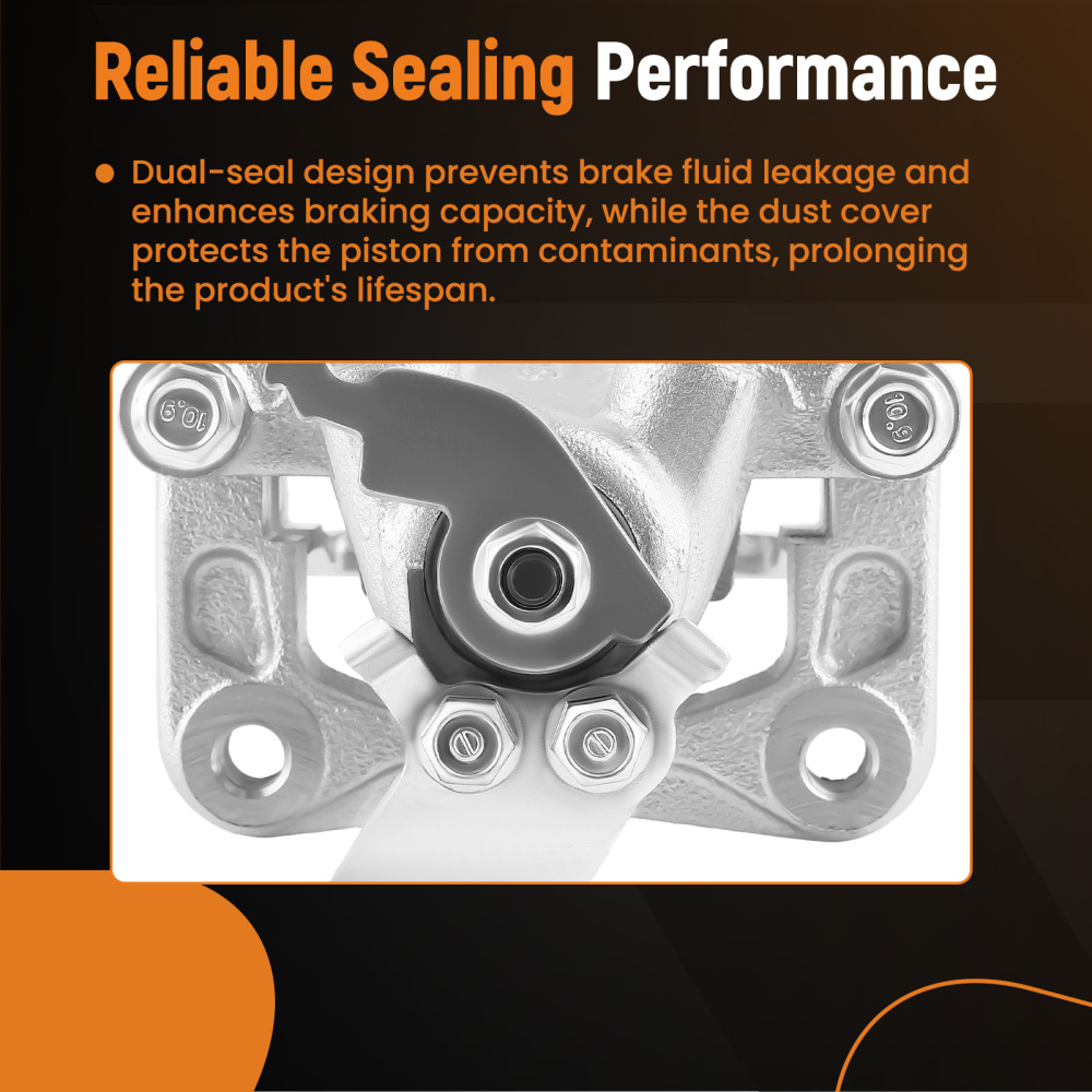 2X Rear Brake Caliper compatible for Acura TSX compatible for Honda Accord 19-B3358 19-B3359 2008-2012