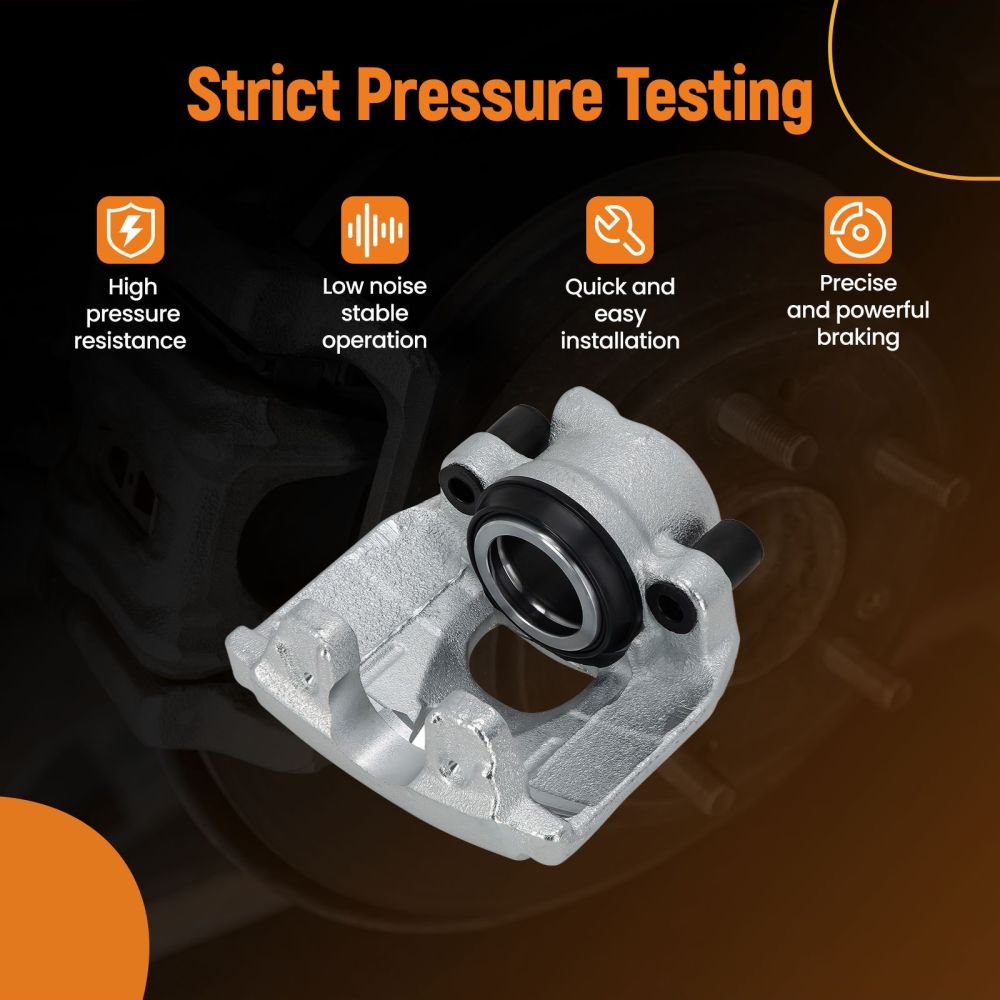 Front Right Brake Caliper compatible for Audi A4 Allroad B8 A5 8F7 8T3 8TA 8K0615124C 57mm