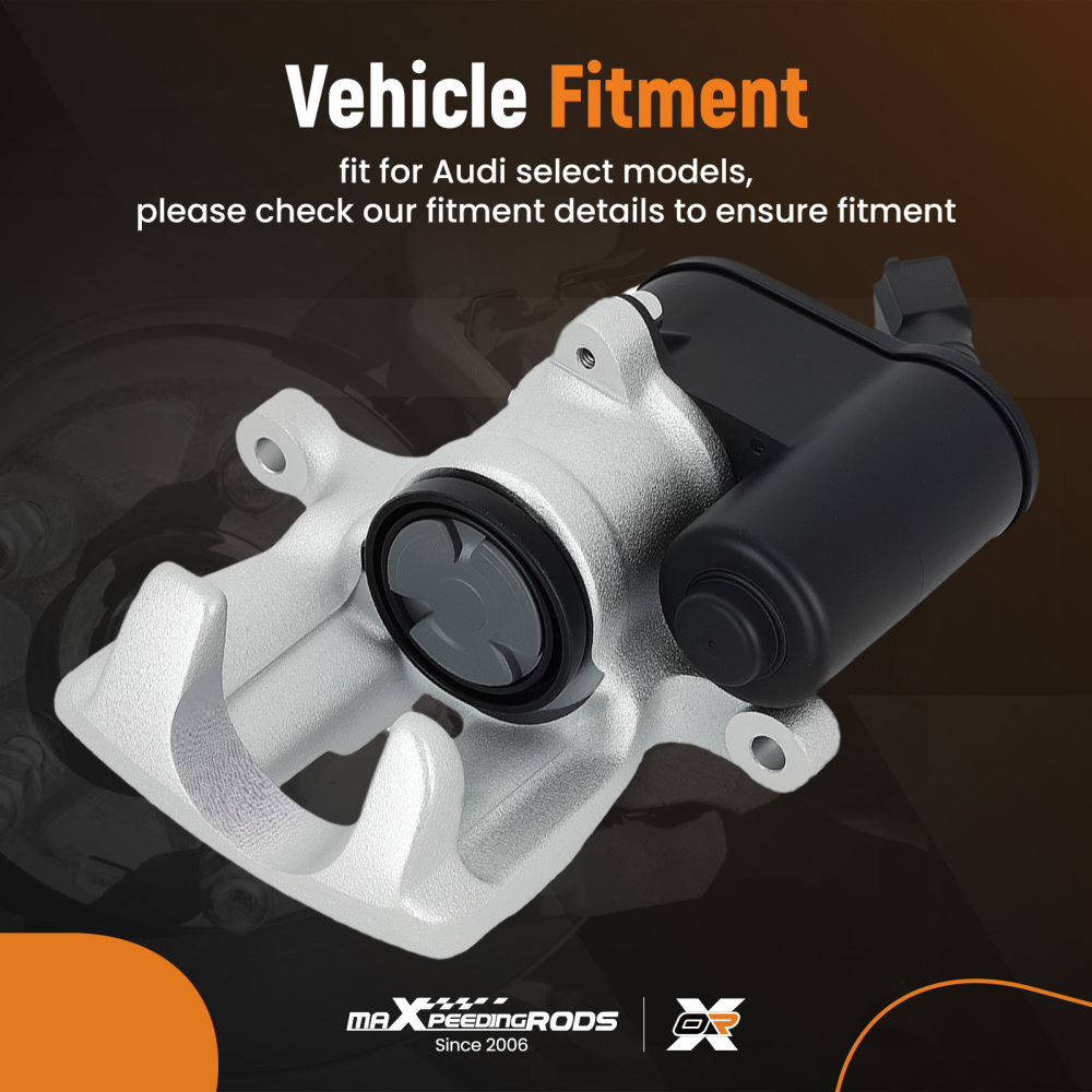 Rear Left Electronic Brake Caliper compatible for Audi A6 C6 Allroad Avant 2.7 3.0 TDI 41mm
