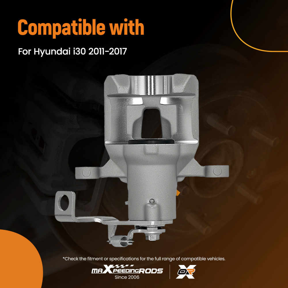 Brake Caliper Rear Left compatible for Hyundai i30 2011-2017 58300A6310 58300A6330 262mm
