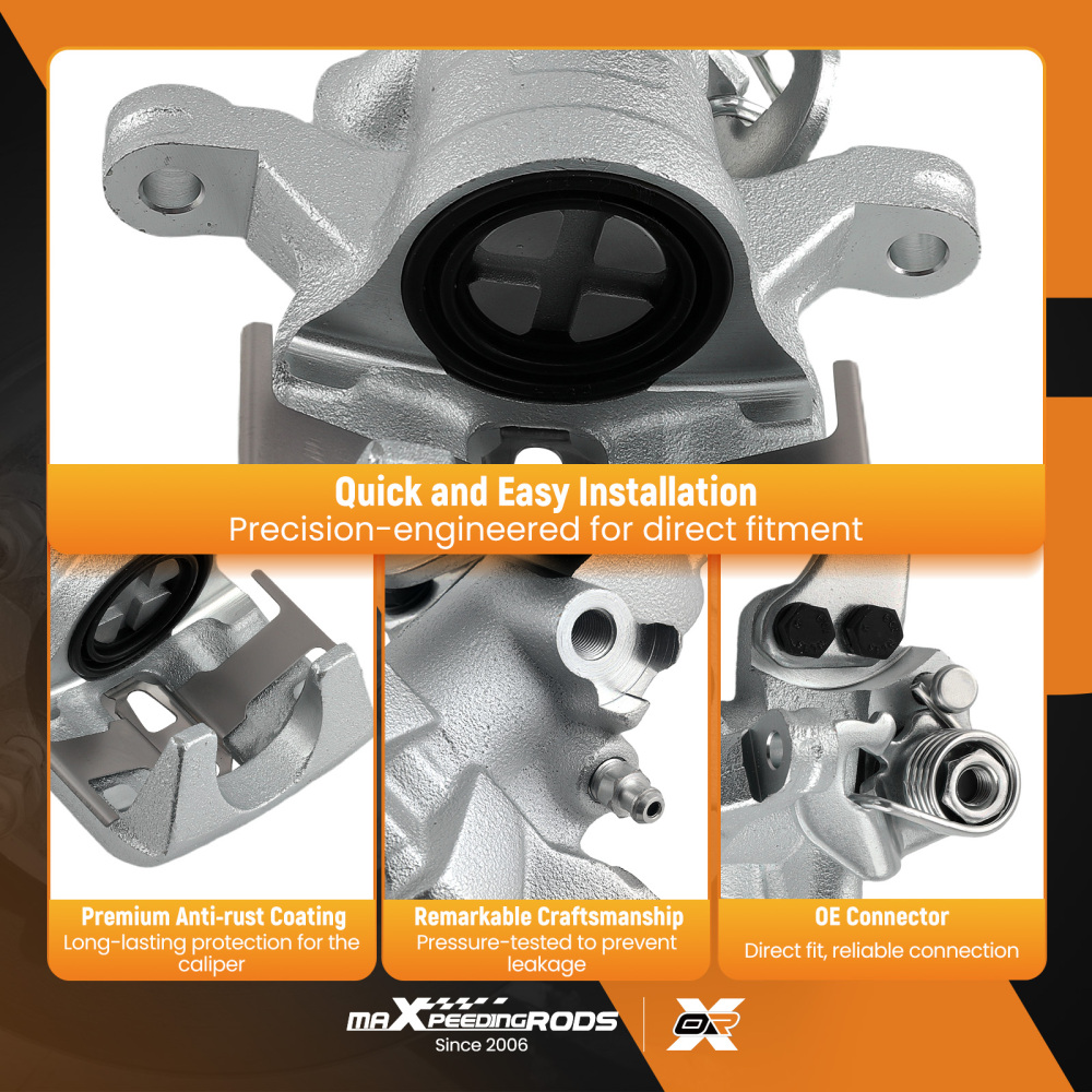 1x Pinza Freno Posteriore Destra compatibile per Honda Jazz Mk3 08-15 Mk2 02-18 43018SAAJ