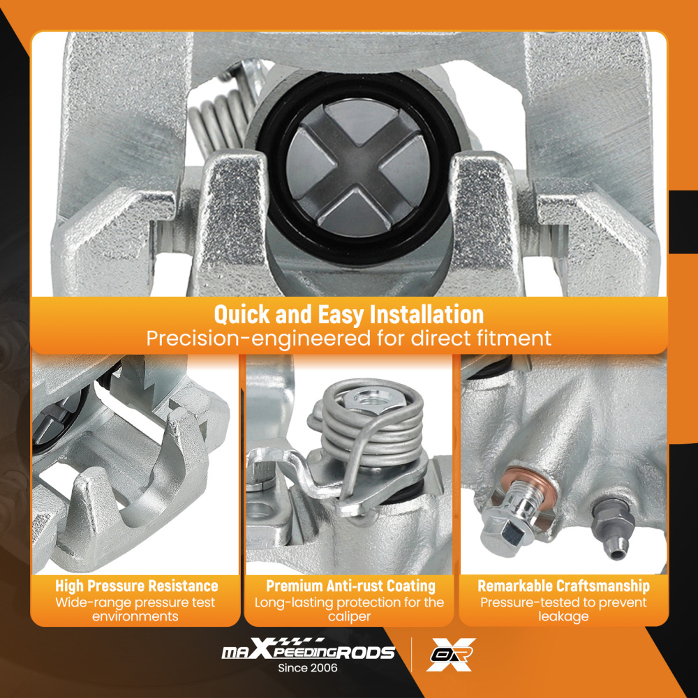 Rear Left Brake Caliper compatible for Honda Accord 1998-2007 compatible for Acura TSX 2004-2008 19-B2069